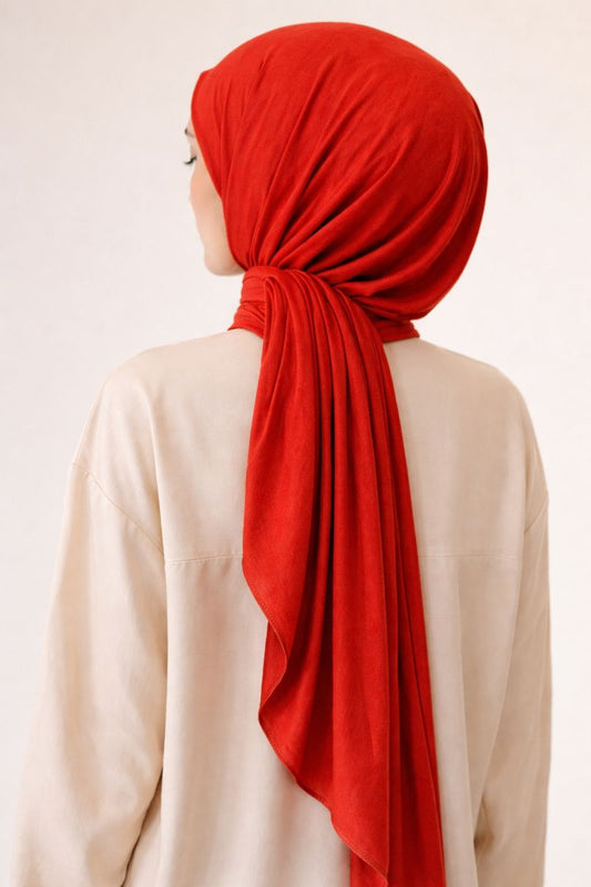 Jersey-Hijab - Rot