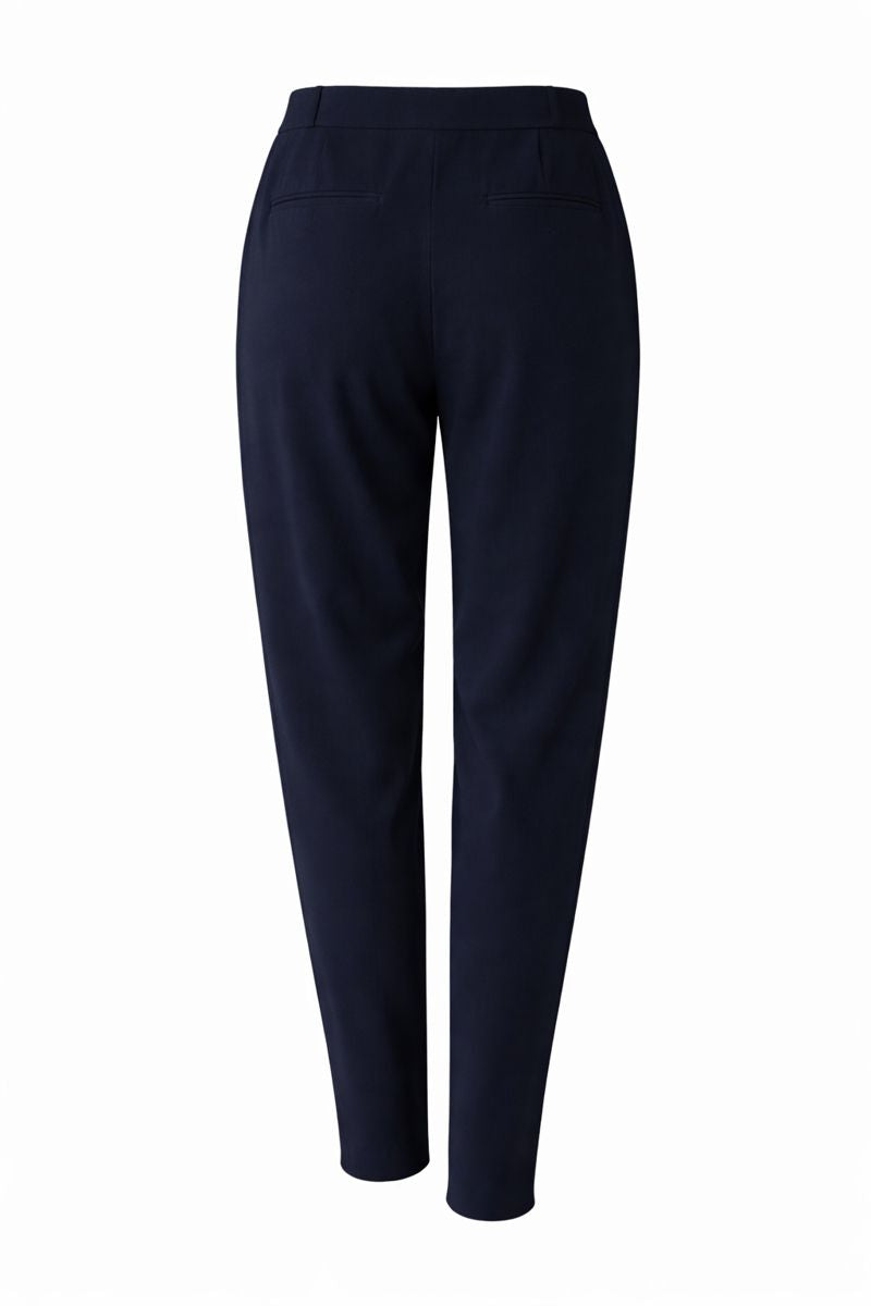 Bundfaltenhose mit Fronttasche - Marineblau