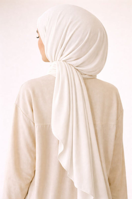 Jersey-Hijab - Offwhite