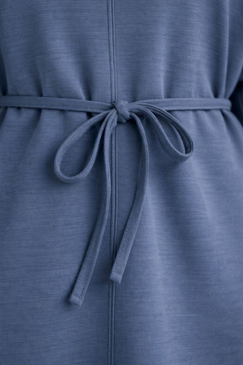 Zweiteiliges Set mit Gürtel - Blau