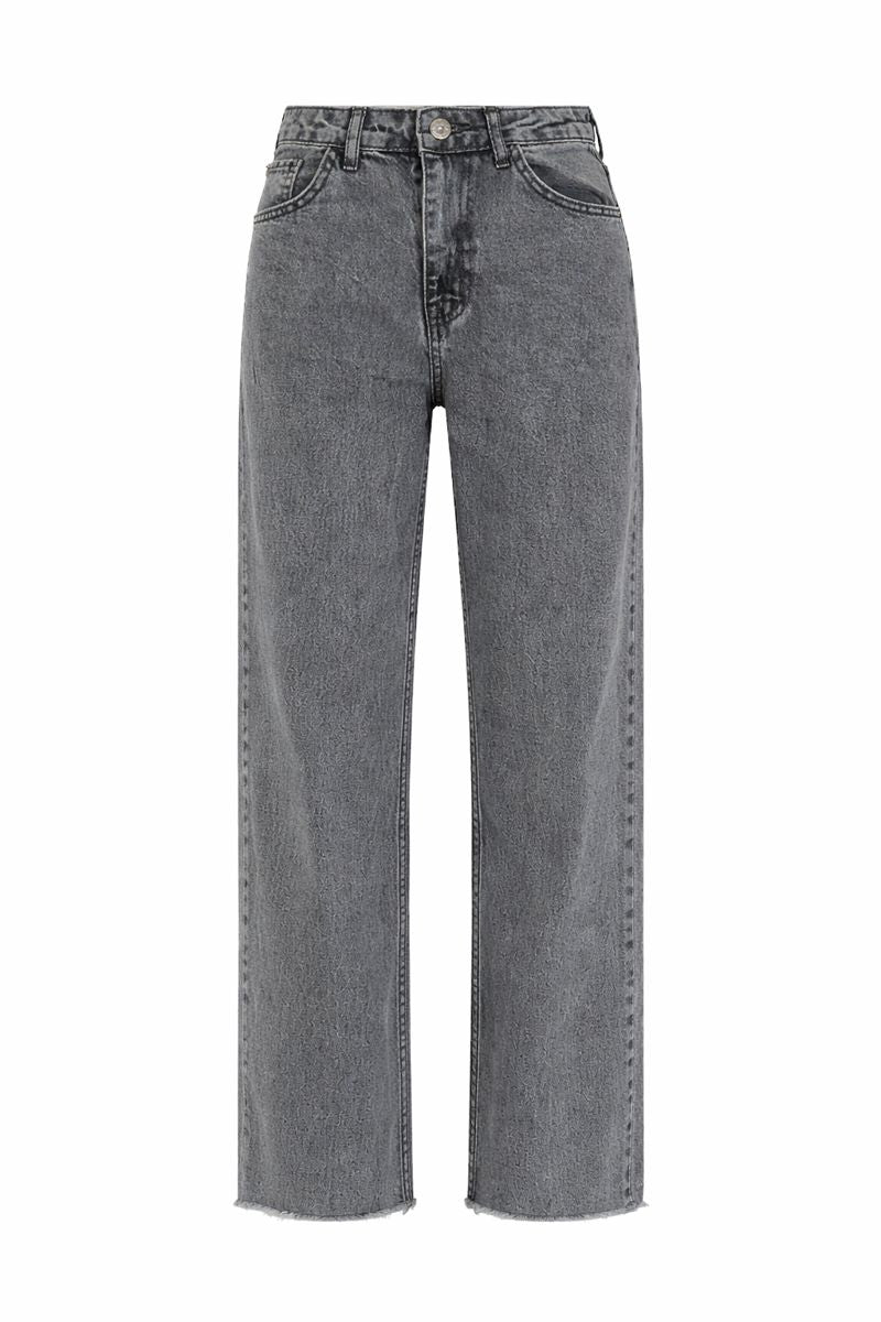 Lässige Jeans mit Cut-Leg