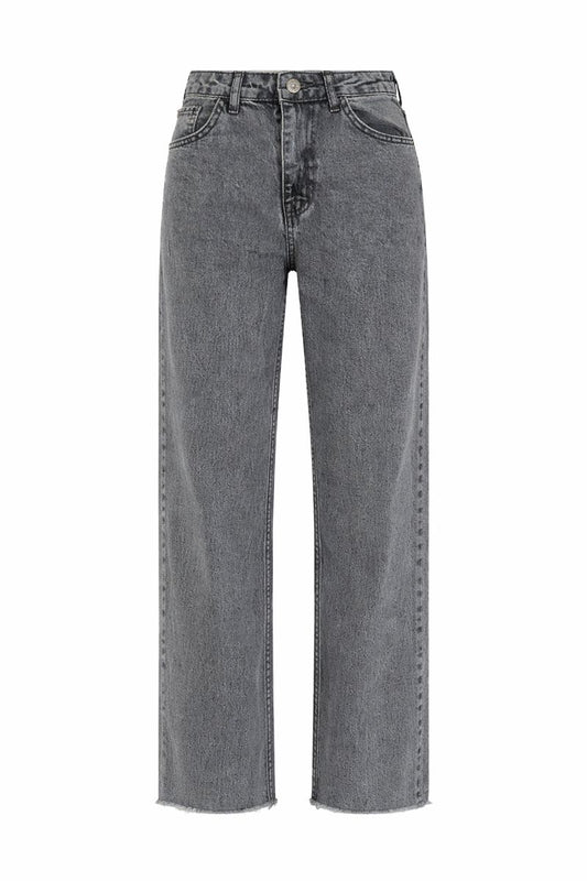 Lässige Jeans mit Cut-Leg