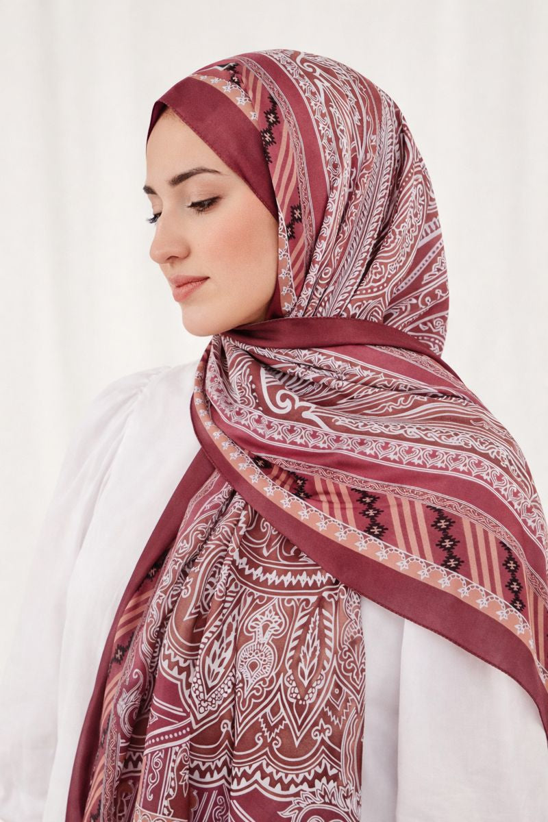 Hijab mit Lavamuster