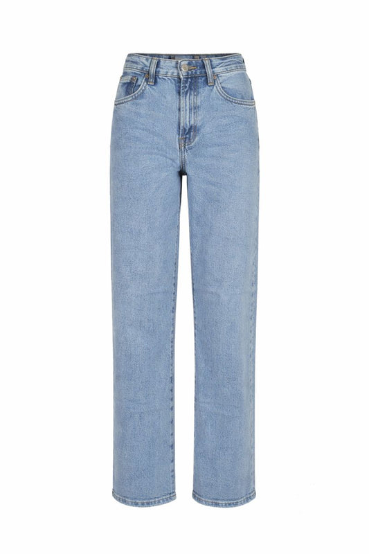 High-Waist Palazzo-Jeanshose