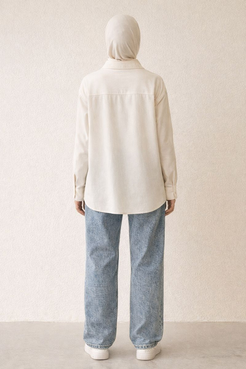 Palazzo-Jeanshose - Dunkelblau