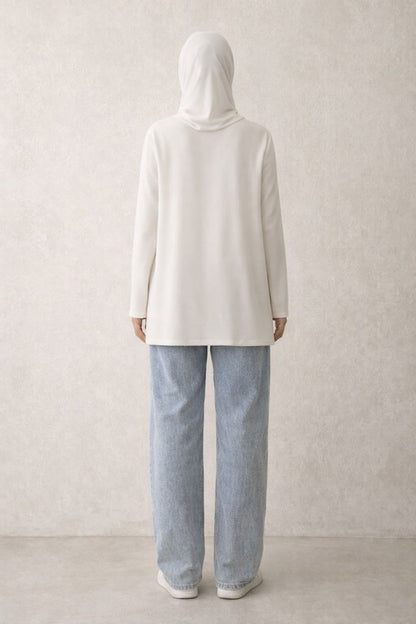 Palazzo-Jeanshose - Hellblau