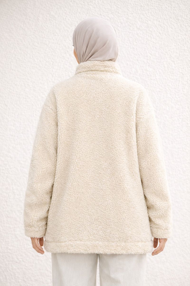 Hybridjacke aus Jeans und Wolle