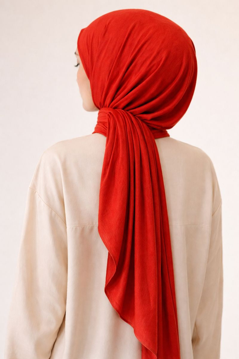 Jersey-Hijab - Rot