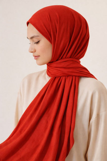 Jersey-Hijab - Rot