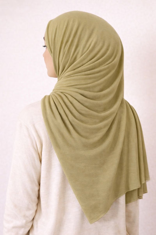 Hijab aus Krepp - Camel
