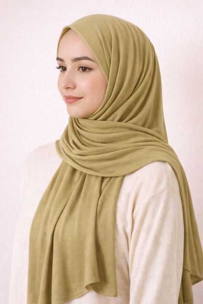 Hijab aus Krepp - Camel