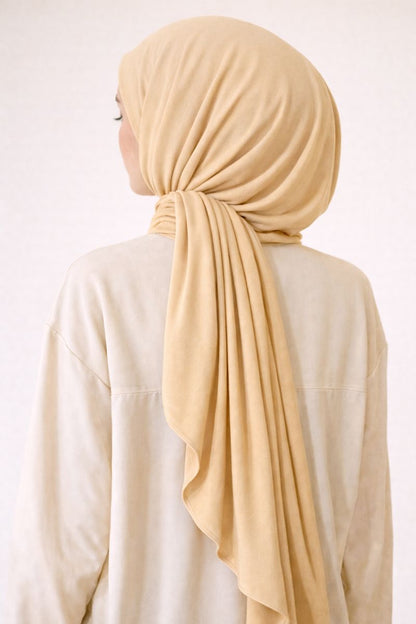 Jersey-Hijab - Beige