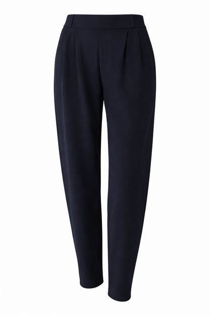 Bundfaltenhose mit Fronttasche - Marineblau